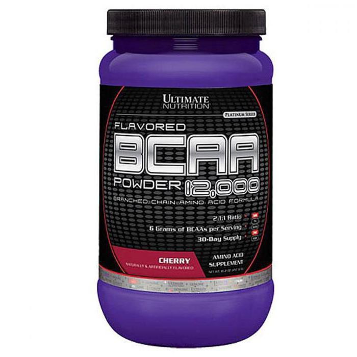bcaa ultimate nutrition 12000