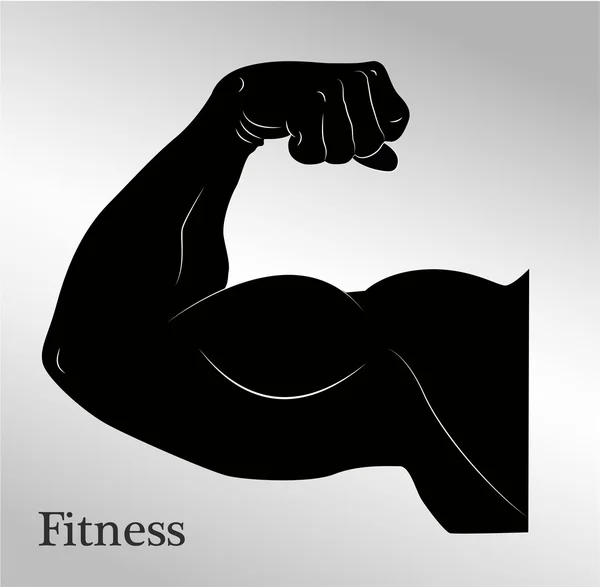 Cartoon biceps (man's arm muscles) — стоковый вектор