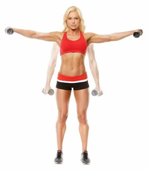 упражнения для похудения спины и плеч для женщин