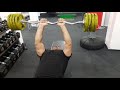 50kg over head triceps